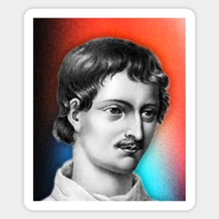 Giordano Bruno Portrait | Giordano Bruno Artwork 2 Sticker